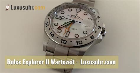 rolex explorer 2 wartezeit|rolex uhr warteliste.